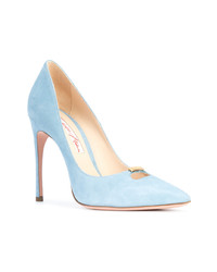 hellblaue Wildleder Pumps von Kendall Miles