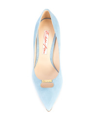 hellblaue Wildleder Pumps von Kendall Miles