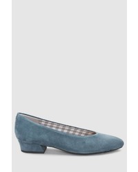 hellblaue Wildleder Pumps von NEXT