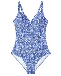 hellblauer Badeanzug von Mango