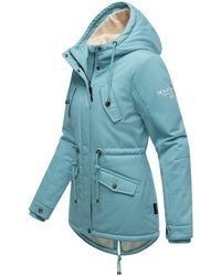 hellblauer Baumwollparka von Marikoo
