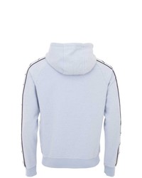 hellblauer bedruckter Pullover mit einem Kapuze von Kappa