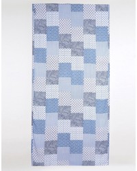 hellblauer bedruckter Schal von Asos