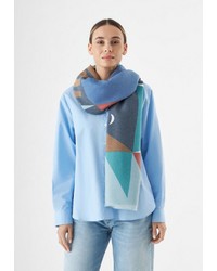 hellblauer bedruckter Schal von Codello
