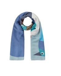 hellblauer bedruckter Schal von Codello