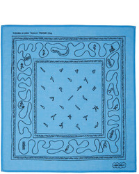 hellblauer bedruckter Schal von UNNA