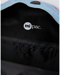 hellblauer gepunkteter Jeans Rucksack von Mi-pac