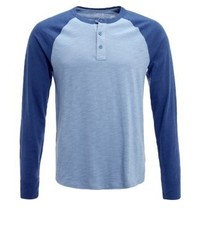 hellblauer Henley-Pullover von Gap