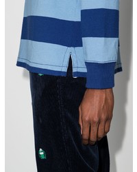 hellblauer horizontal gestreifter Polo Pullover von Polo Ralph Lauren