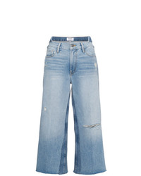 hellblauer Hosenrock aus Jeans von Frame Denim