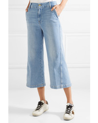 hellblauer Hosenrock aus Jeans von Frame