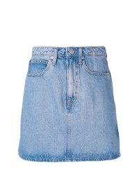 hellblauer Jeans Minirock von Calvin Klein Jeans