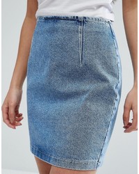 hellblauer Jeans Minirock von Asos