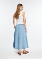 hellblauer Jeansrock von Comma