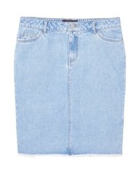 hellblauer Jeansrock von Mango