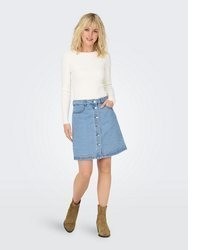 hellblauer Jeansrock von Only