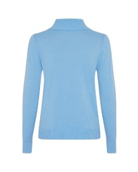 hellblauer Kaschmirpullover von STYLE REPUBLIC