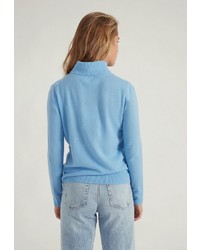 hellblauer Kaschmirpullover von STYLE REPUBLIC