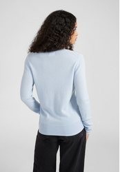 hellblauer Kaschmirpullover von STYLE REPUBLIC