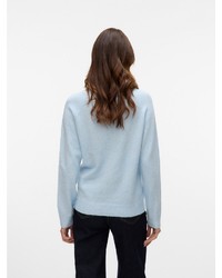 hellblauer Kaschmirpullover von Vero Moda
