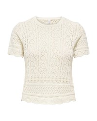 hellblauer Kurzarmpullover von Only