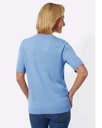 hellblauer Kurzarmpullover von Witt