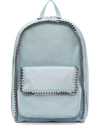 hellblauer Leder Rucksack von Stella McCartney