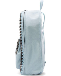 hellblauer Leder Rucksack von Stella McCartney