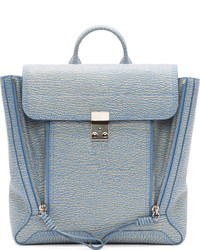 hellblauer Leder Rucksack von 3.1 Phillip Lim