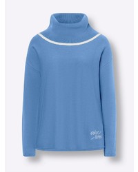 hellblauer Oversize Pullover von Heine