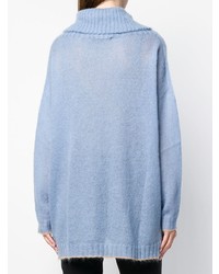 hellblauer Oversize Pullover von Twin-Set