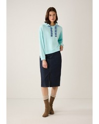 hellblauer Oversize Pullover von More & More