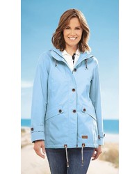 hellblauer Parka von Blue Wave