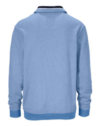 hellblauer Polo Pullover