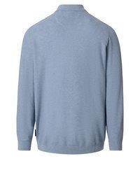 hellblauer Polo Pullover von Casamoda
