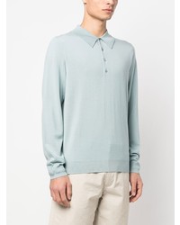 hellblauer Polo Pullover von PS Paul Smith