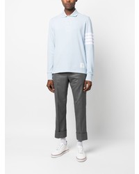 hellblauer Polo Pullover von Thom Browne