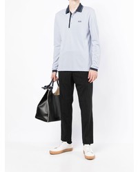 hellblauer Polo Pullover von BOSS