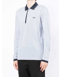 hellblauer Polo Pullover von BOSS