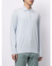 hellblauer Polo Pullover von Man On The Boon.