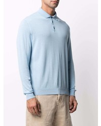 hellblauer Polo Pullover von Malo