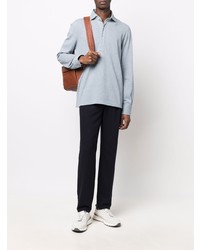 hellblauer Polo Pullover von Brunello Cucinelli