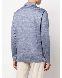 hellblauer Polo Pullover von Canali