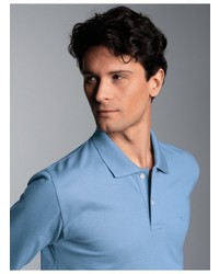 hellblauer Polo Pullover von Trigema