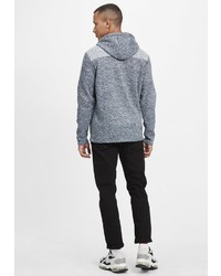 hellblauer Pullover mit einem Kapuze von BLEND