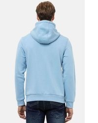hellblauer Pullover mit einem Kapuze von Cipo & Baxx