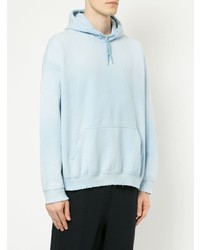 hellblauer Pullover mit einem Kapuze von SASQUATCHfabrix.