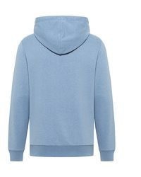 hellblauer Pullover mit einem Kapuze von Elbsand