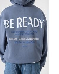 hellblauer Pullover mit einem Kapuze von GARCIA