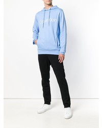 hellblauer Pullover mit einem Kapuze von Calvin Klein Jeans Est. 1978